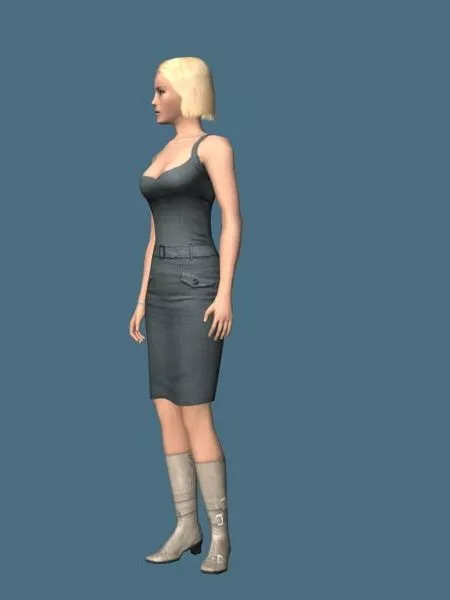 Pant For Girl 3d model