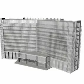 Hotel Architectural 3d model