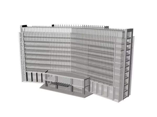 Hotel Architectural 3d model Hotel Architectural 3d model