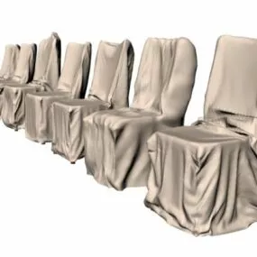 Hotel Banquet Chair Wedding Chair 3d model