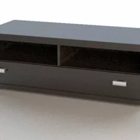 Hotel Room Bedside Table 3d model