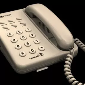 Household Telephone 3d model