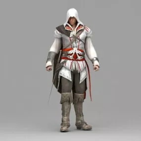 Human Male Assassin 3d model