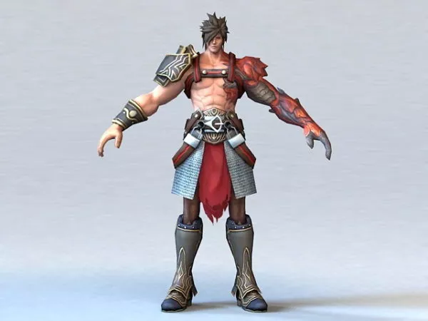 Skeleton Warrior 3d model