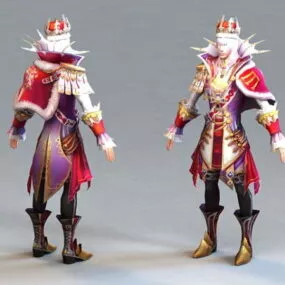 Human Male Wizard 3d model