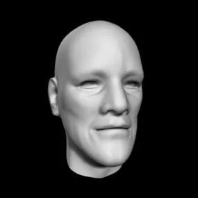 Human Male Head 3d model