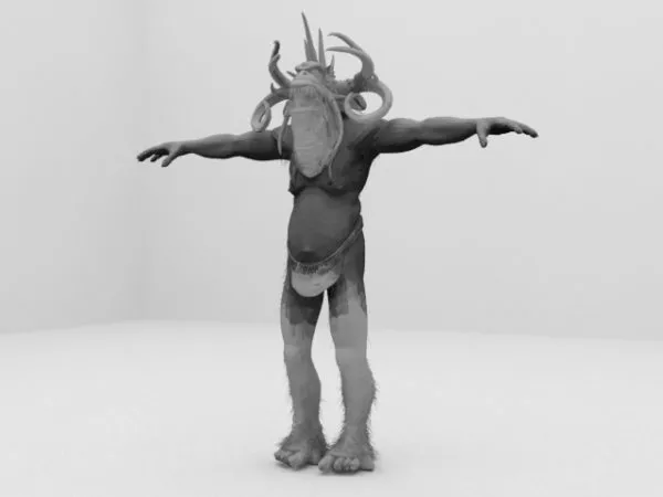 Humanoid Demon 3d model Humanoid Demon 3d model