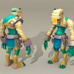 Humanoid Monster Creature 3d model