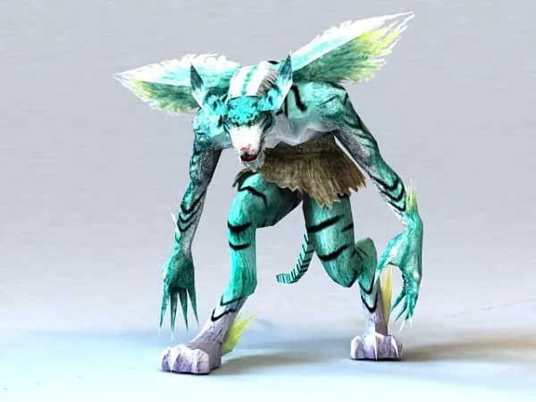Humanoid Tiger 3d model Humanoid Tiger 3d model