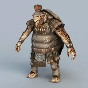 Humanoid Turtle 3d model