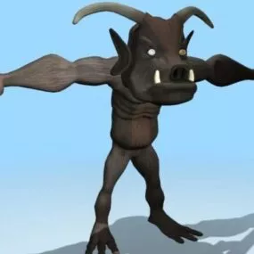 Humanoid Beast 3d model