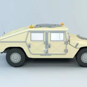 Humvee Military Truck 3d model