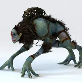 Hunter Monster 3d model