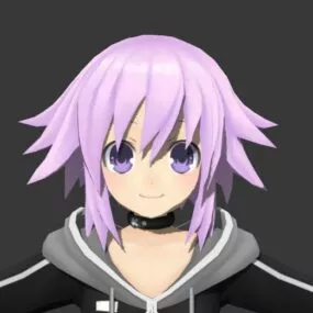 Hyperdimension Neptunia Character 3d model