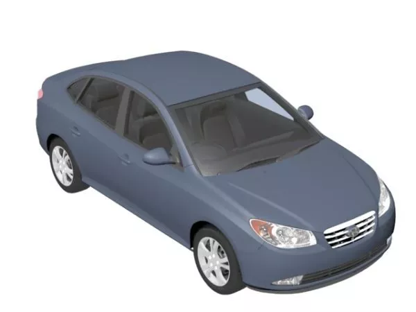 Hyundai Santafe Suv 3d model