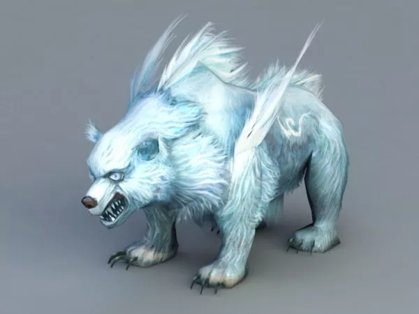 Ice Bear Rigged 3d model Ice Bear Rigged 3d model