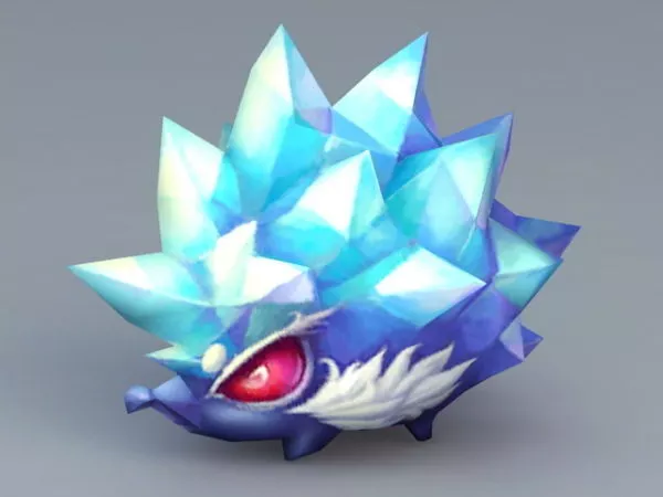 Ice Hedgehog 3d model Ice Hedgehog 3d model