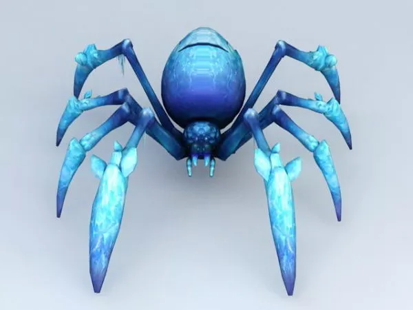 Ice Spider 3d model Ice Spider 3d model