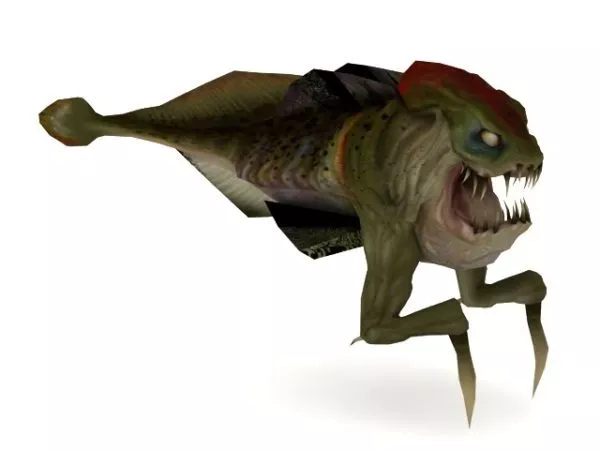 Ichthyosaur Half Life Character 3d model Ichthyosaur Half Life Character 3d model