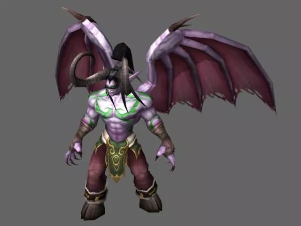 Illidan Stormrage – Wow Character 3d model Illidan Stormrage – Wow Character 3d model