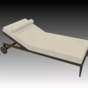 Indoor Modern Daybed 3d model
