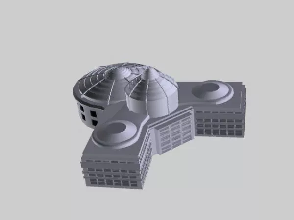 Industrial Factory Building 3d model Industrial Factory Building 3d model