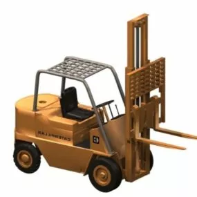 Industrial Forklift Truck 3d model