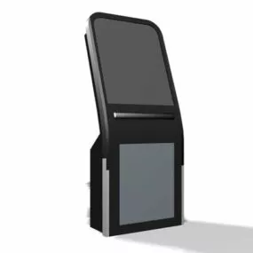 Interactive Information Kiosk 3d model