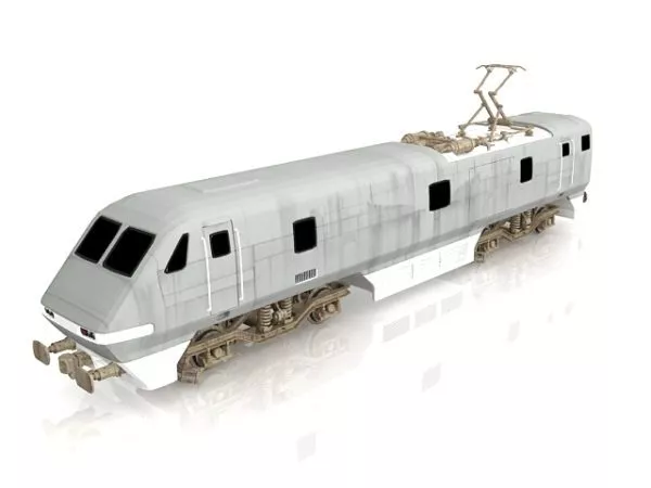 Intercity Train 3d model Intercity Train 3d model