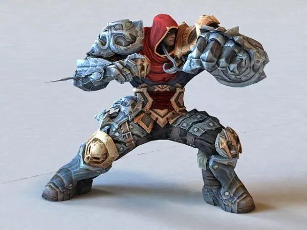 Iron Warrior Character 3d model Iron Warrior Character 3d model