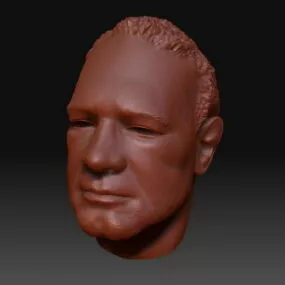 Italian Man Head Character 3d model