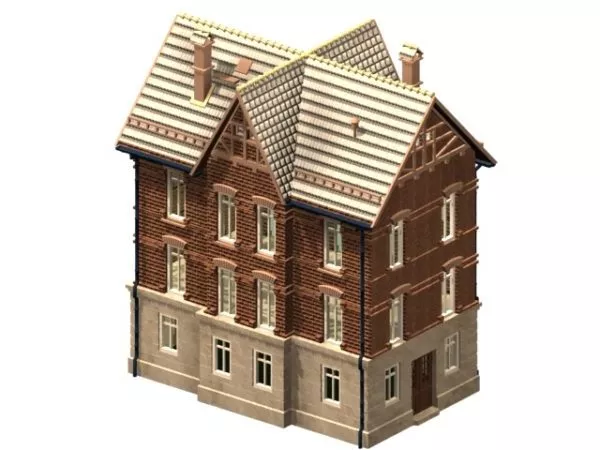 Italian Residential House 3d model Italian Residential House 3d model