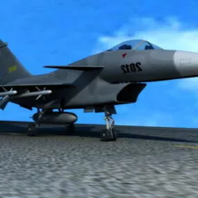 J-10 Fighter Aircraft 3d model