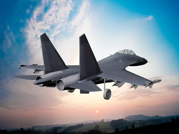 J-11 Chinese Jet Fighter 3d model J-11 Chinese Jet Fighter 3d model