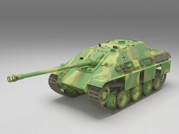 Jagdpanther Tank Destroyer 3d model Jagdpanther Tank Destroyer 3d model