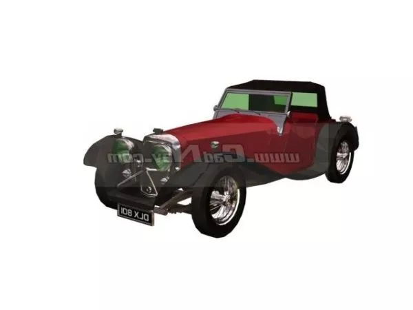 Jaguar Mark V 3d model Jaguar Mark V 3d model