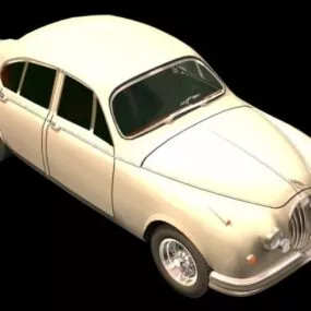 Jaguar Mark 1 Saloon Car 3d model