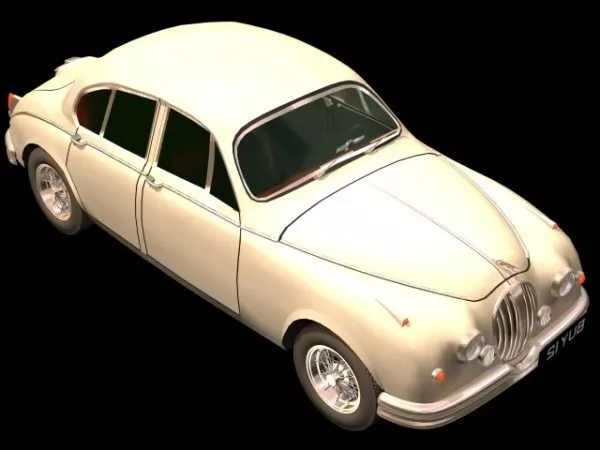 Jaguar Mark 1 Saloon Car 3d model Jaguar Mark 1 Saloon Car 3d model