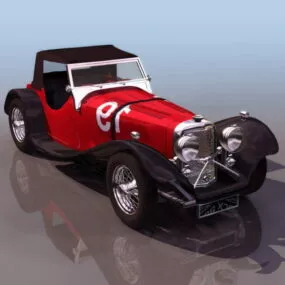 Jaguar Mark Iv 2-door Drophead Coupe 3d model