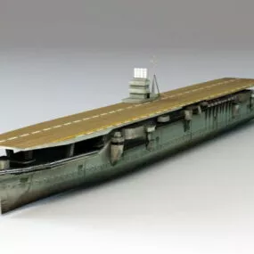 Japanese Aircraft Carrier Akagi 3d model