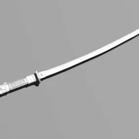 Japanese Katana Sword 3d model
