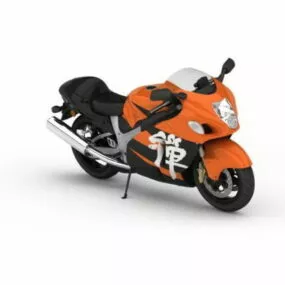 Japanese Sports Bike 3d model