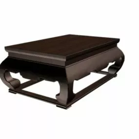 Ancient Japanese Tea Table 3d model