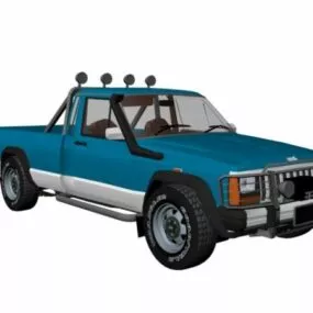 Jeep Comanche Pickup Truck 3d model