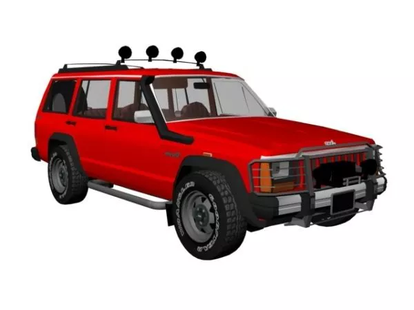 Wwii Jeep Car 3d model
