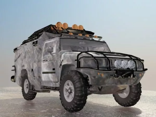 Army Jeep 3d model
