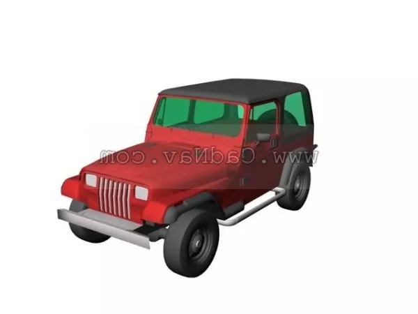 Car Jeep Wrangler 3d model Car Jeep Wrangler 3d model