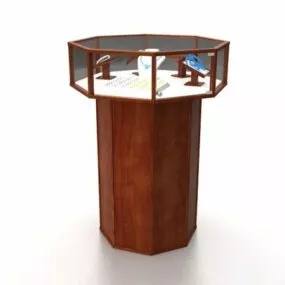 Jewelry Store Display Case 3d model