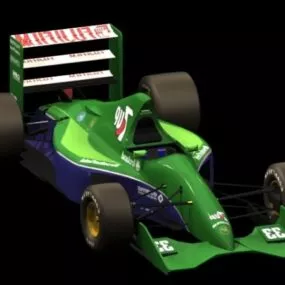 Jordan 191 Formula One Car 3d model
