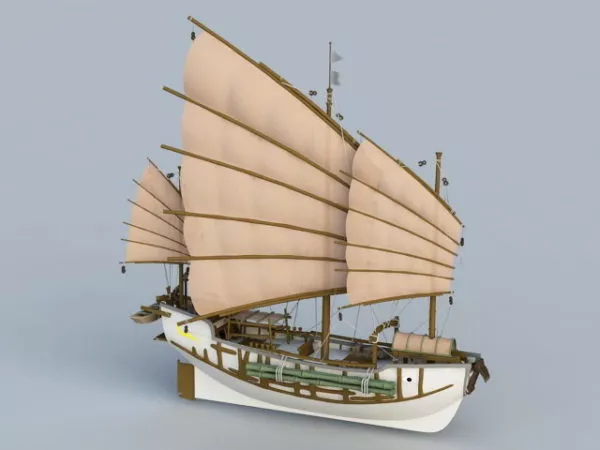Junk Ship 3d model Junk Ship 3d model